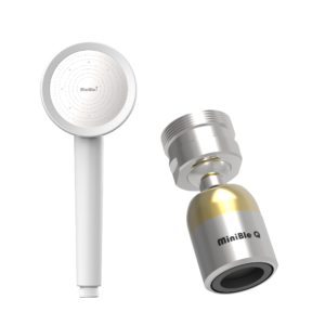 MiniBle i 除氯過濾微氣泡蓮蓬頭+MiniBle Q微氣泡起波器-轉向版 3 MiniBle i 除氯過濾微氣泡蓮蓬頭+MiniBle Q微氣泡起波器-轉向版:圖片 2