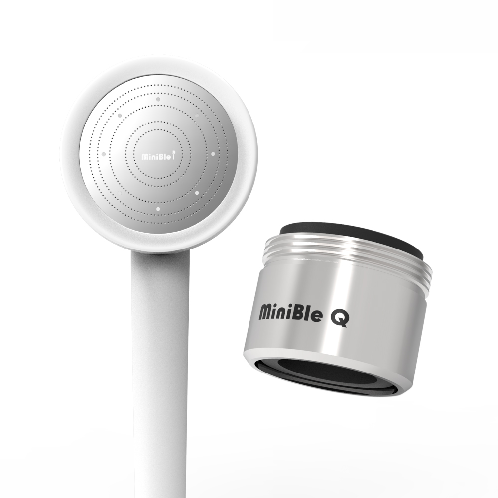 MiniBle i 除氯過濾微氣泡蓮蓬頭+MiniBle Q微氣泡起波器-標準版 2 MiniBle i 除氯過濾微氣泡蓮蓬頭+MiniBle Q微氣泡起波器-標準版:圖片 2